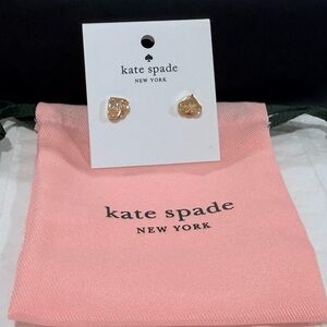 Kate Spade Gold Spade Stud Earrings